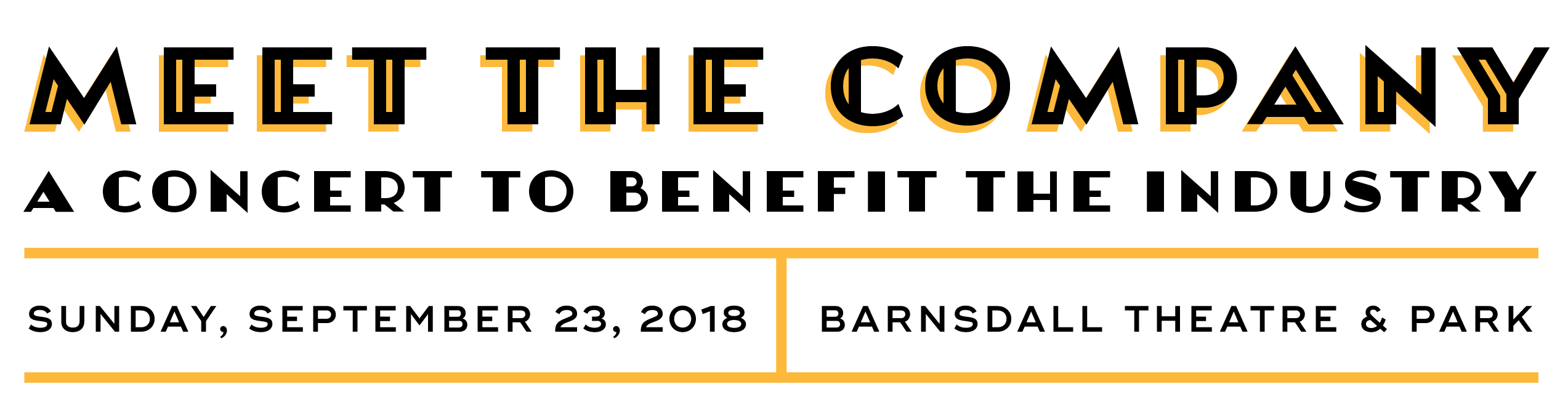 Meet The Company – A Concert to benefit the industry