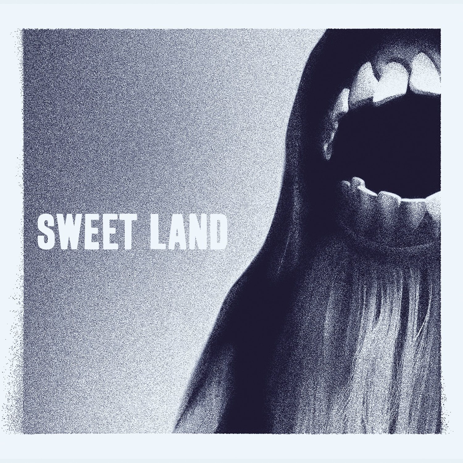 Sweet Land album cover – ghost costume with large open mouth and teeth